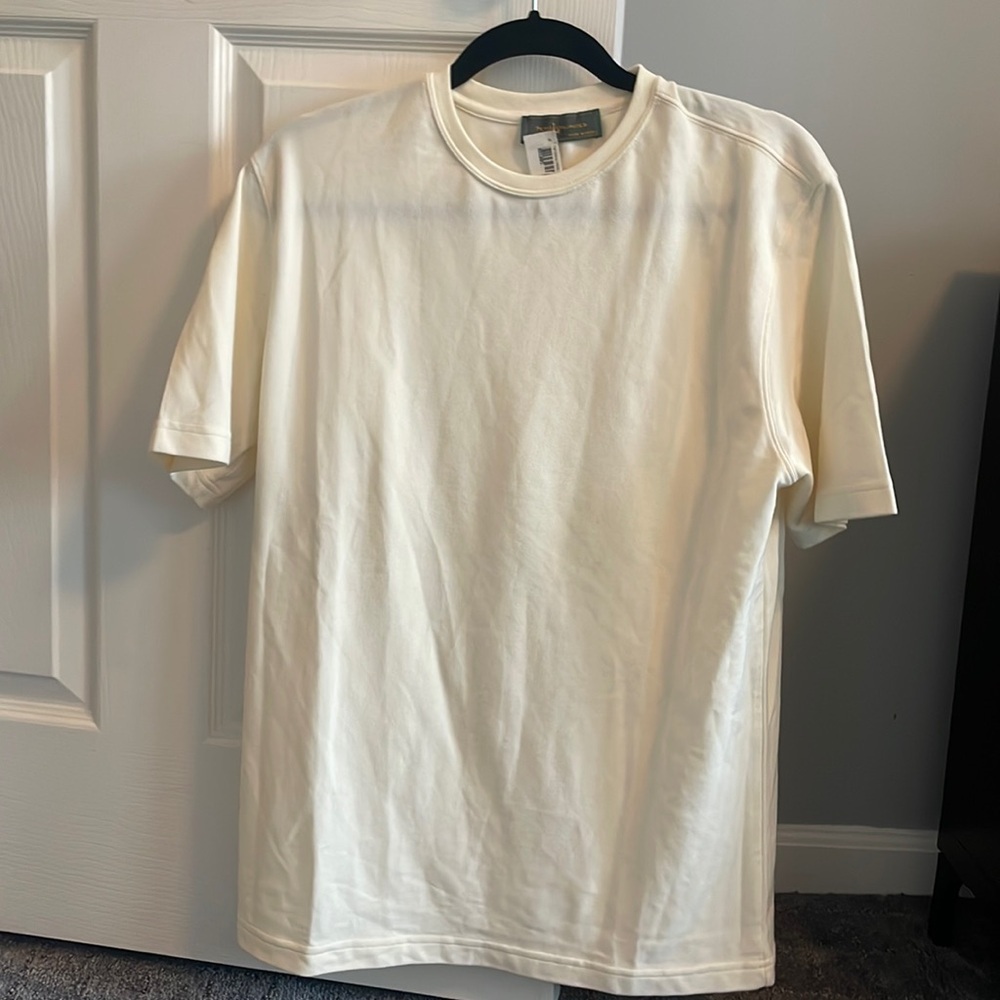 Peru unlimited cream mens t shirt‎ size small